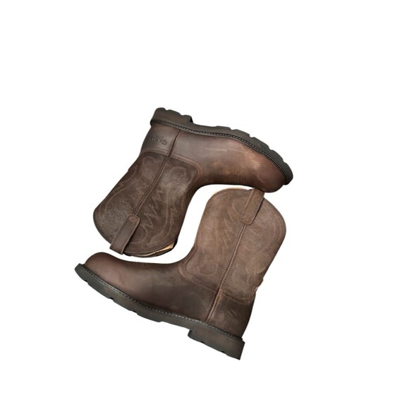 Ariat Groundbreaker Steel Toe Work Boots Mens 12 Brown EH SR Western main image 4